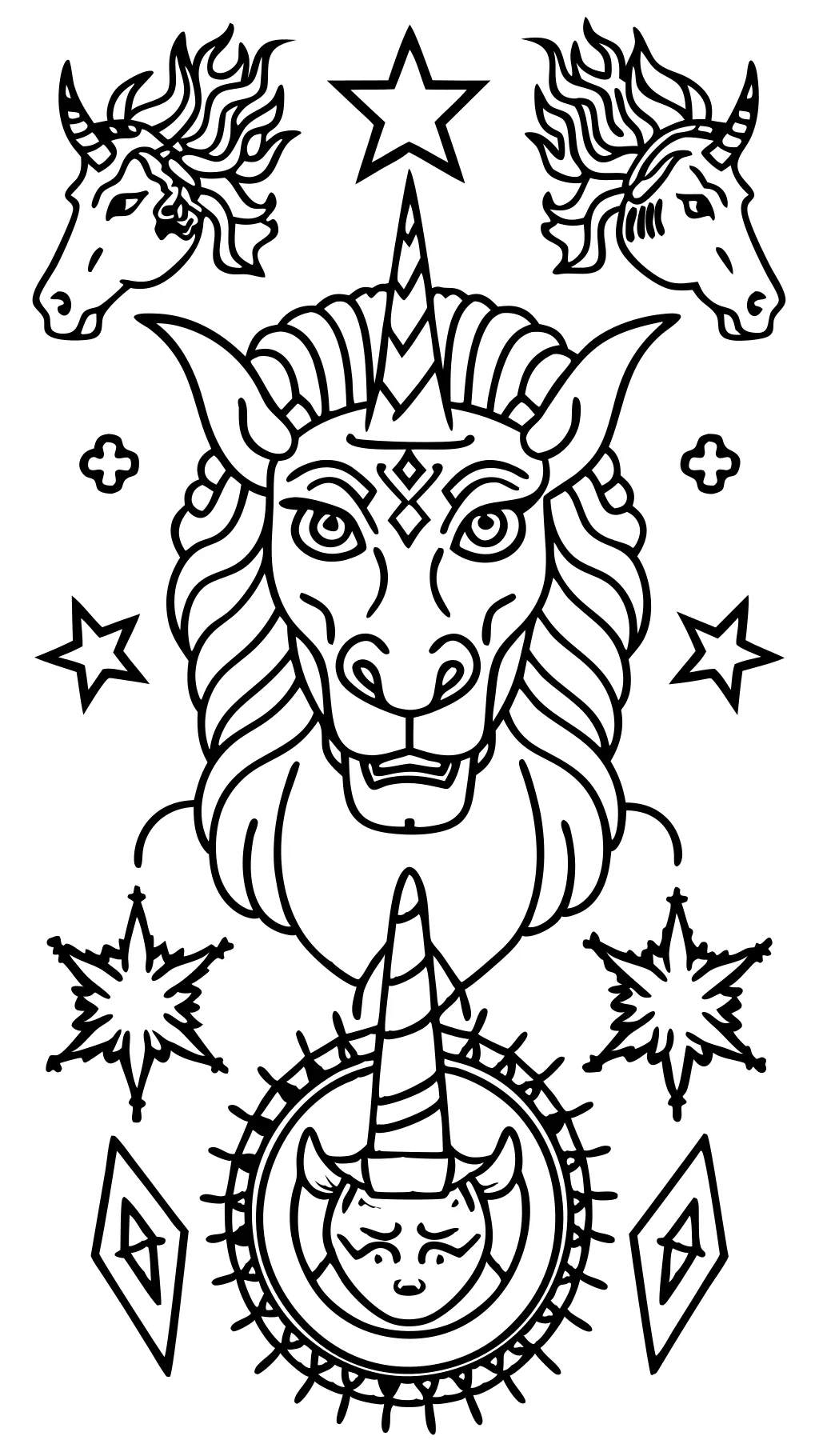 mythology coloring pages